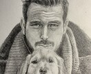 手描きで味のある鉛筆画の似顔絵を作成します 〜手描きの鉛筆画で、写真には無い味を〜 イメージ6