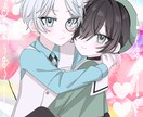 アイコンやヘッダーなどの1枚絵の作成承ります 透明感のあるアニメ風なイラスト描きます イメージ2