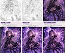 TRPG・Vtuber向け幻想イラスト描きます 美しく妖しい世界観を丁寧に描きます イメージ3