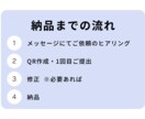 修正無制限｜オリジナルのQRコード作成します コスパ最強。修正無制限で理想のQRを最短納品。 イメージ3