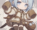商用無料！アニメ調なミニキャライラスト作成します ファンタジーRPGゲーム作画経験あり！男女どちらも可◎ イメージ4