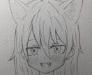 女の子の顔描き(3人まで)ます イメージが湧きにくい人、絵がかけない人に小さなお助けを！ イメージ2