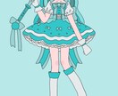 SNSアイコンやイラスト、キャラデザ制作いたします バストアップが得意ですが全身も頑張ります。 イメージ1
