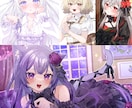 5月納品可！プロが可愛く目を惹くイラスト描きます 男性キャラも可能！Vtuberイラスト、キービジュ、一枚絵等 イメージ5
