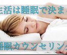 よく眠るための睡眠カウンセリングをします 睡眠検定１級を取得している私が科学的に睡眠を分析します。 イメージ1