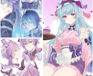 立ち絵/Vtuber/TRPG/アイコンを描きます 男性キャラ、女性キャラの描きわけが得意です！ イメージ1