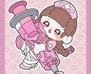ミニキャライラストを描きます キラキラおめめで個性的かつかわいさを！ イメージ2