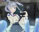 サムネ3千円！立ち絵5千円！イラスト制作します 動画用、Vtuber活動用、TRPG、観賞用その他なんでも！ イメージ3
