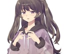 5名限定★通常等身バストアップイラスト描きます SNSアイコンや歌ってみたに！ イメージ3