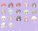 SD・フレークシール風イラスト作成します はっきりした艶のあるアニメ塗りが得意です！ イメージ4