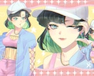 商用OK！柔らかな色彩と繊細な線のイラスト描きます SNS、サムネ、メンシプ特典、グッズ用など幅広くお受けします イメージ4