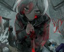 ドキドキ、ゾクゾクするヤンデレイラスト制作致します ゲス顔、半目など、クセのある表情・イラストが好きな方へ イメージ7