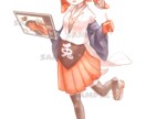 心なごむ、温かみのあるキャラクターイラスト描きます 丁寧なヒアリングで、理想の世界観作りをサポートします♪ イメージ6