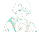 商用OK！シンブルでお洒落な線画イラスト作成します アイコン、挿絵、用途に合わせて描きます イメージ2