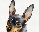 愛犬の似顔絵イラストをお描きします アイコン、鑑賞用、プレゼントに イメージ5