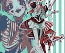 MVイラストやSNSアイコンなどイラスト制作します ダークでキュートな女の子が魅力的なイラストを描きます。 イメージ3