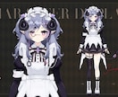 vtuberさん向けの立ち絵を0から描きます デザイン、少女、女性描くのが得意実績は合計15 イメージ6
