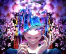 透明感のあるキラキラなイラスト作成します アイコン、動画サムネ、小説の表紙、挿絵に！心躍る素敵な1枚を イメージ7