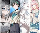 絵柄寄せ可・キャライラスト何でも描きます アニメ系も厚塗りも対応！想像するシーンをイラストで再現します イメージ2