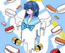 可愛いを詰めてイラスト作成致します 表紙・ゲーム・動画用・SNSアイコン等色々受け付けます！ イメージ5