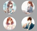 おしゃれ水彩画アイコンかきます 素敵な水彩画にしますSNSアイコンにどうぞ イメージ4