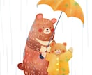 絵本風の癒し系イラスト描きます プロが絵本風のあったかいイラストを制作します！ イメージ8