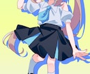 女の子の可愛いイラスト描きます 立ち絵、アイコン制作等承ります イメージ3