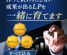 成果が出るまで向き合うLP制作します おもわず目を引く！お客様の"伝えたい"を"伝わる"に。 イメージ1