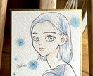 アイコン、商用可。イラスト描きます アナログイラストを描きます。水彩、アクリル、ペン等使用。 イメージ2