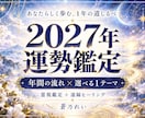 2027年の運勢を霊視し光の道しるべを届けます １年の流れと選べるテーマ鑑定＋遠隔ヒーリング イメージ1
