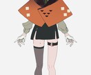 SD〜VTuber3面図パーツ分け描きます 空気感、存在感のあるイラスト作成いたします！ イメージ6