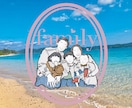 にじみ線でおしゃれに描きます 商用◎さらに、お名前オリジナルロゴをプレゼント♡ イメージ4