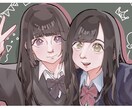 商用利用◎ 可愛い女の子キャラ承ります リアル調の似顔絵などもお受けできます イメージ3