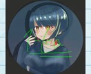 アイコン描きます キャラクターに合わせた絵柄で1人1人丁寧に描き上げます。 イメージ3