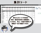 会計ソフト不要の全自動Excel帳簿を提供します 副業の確定申告｜経理20年のプロ作成・入力５項目ズボラ帳簿 イメージ5
