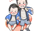 大切な家族・ペットのかわいい似顔絵データ制作します スマホの壁紙や、ハガキサイズに印刷して飾るのにもぴったり！ イメージ3