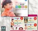 チラシを最速・格安で作成します 初校3日以内！格安で作成！修正無制限！で対応します。 イメージ3
