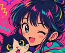 カラフルで目を引くイラストを制作します SNS等で思わず目を引くイラスト イメージ4