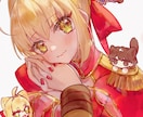 商用利用OK！キラキラかわいい胸像を描きます 簡単背景込み、複雑な衣装や装飾も追加料金なしで対応します! イメージ4