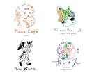 手描き風で記憶に残るロゴつくります 想いと世界観を形にする、絵描きのロゴデザイン。 イメージ2