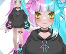 大特価！表情差分３種付きオリジナルモデル作成します 女性・中性・ファンタジーのキャラデザが得意です。 イメージ5