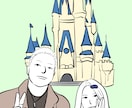 シンプルでオシャレな線画イラストで似顔絵を描きます お写真を元にシンプルな似顔絵を！ イメージ2
