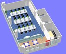 オフィスのレイアウトを作成いたします 新規出店・移転・レイアウト変更をスムーズに行うために イメージ3