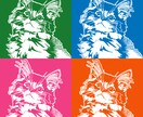 ペットのモノクロスタイリッシュな似顔絵描きます 用途は多数！スタイリッシュな似顔絵をデータにしてお送りします イメージ7