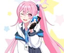 商用可！可愛い女の子イラスト描きます ミニキャラ・全身・1枚絵描きます！ イメージ3
