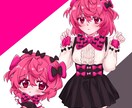 等身もしくはミニキャラの立ち絵を描きます あなただけのキャラクターを表情豊かに描きます! イメージ4