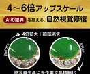 写真の部分高精細化・手作業による修復します AI任せにしない・返品率を下げるために(1枚) イメージ1