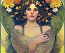 ミュシャ風の華やかで綺麗なイラストを制作します SNSアイコンやブログ画像、挿絵、プレゼント等に 商用利用可 イメージ3