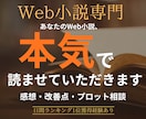 Web小説作品を本気で読んで感想をお伝えします 読者目線＋作者目線で丁寧にレビューします イメージ1