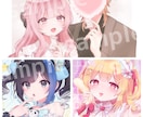 イラストオーダーお受けします キラキラカワイイ女の子が得意です♡ イメージ6
